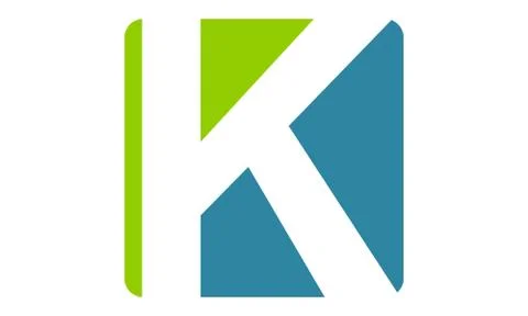 Modern Solution Letter K Stock-Illustration