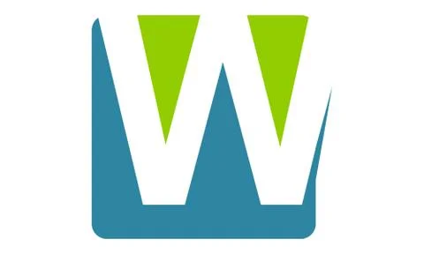 Modern Solution Letter W Stock-Illustration