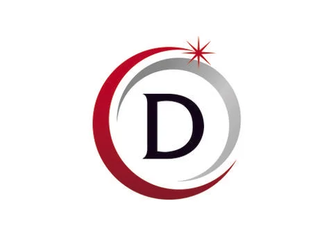 Modern Solutions Letter D Stock-Illustration
