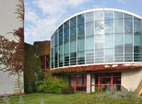 Modern spa construction Stock Photos