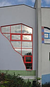 Modern spa construction Stock Photos