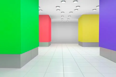 Modern space Stock Illustration