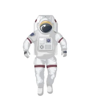 Modern space suit isolated vector icon Stock Illustration