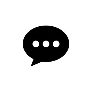 Modern Speech Icon Logo for Effective Communication Solutions Stock Illustration