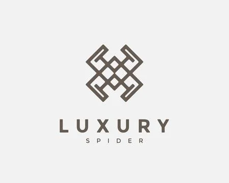 Modern spider icon logo vector design Stock Illustration