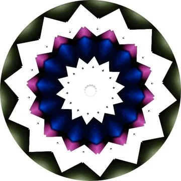Modern Spiral Mandala Inspired Multi Unique Texture PackShiny Blurry Minima.. Stockillustratie