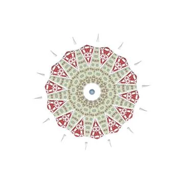 Modern Spiral Mandala Inspired Multi Unique Texture PackShiny Blurry Minima.. Stockillustratie