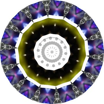 Modern Spiral Mandala Inspired Multi Unique Texture PackShiny Blurry Minima.. 스톡 일러스트