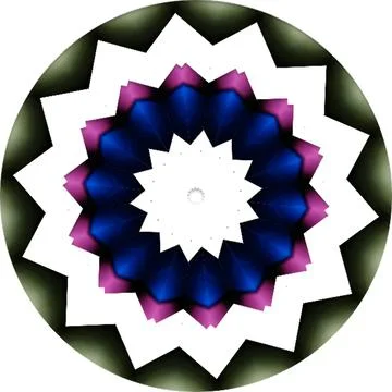 Modern Spiral Mandala Inspired Multi Unique Texture PackShiny Blurry Minima.. 库存插图