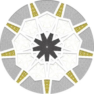 Modern Spiral Mandala Inspired Multi Unique Texture PackShiny Blurry Minima.. 스톡 일러스트