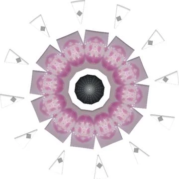 Modern Spiral Mandala Inspired Multi Unique Texture PackShiny Blurry Minima.. 스톡 일러스트