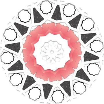 Modern Spiral Mandala Inspired Multi Unique Texture PackShiny Blurry Minima.. 스톡 일러스트