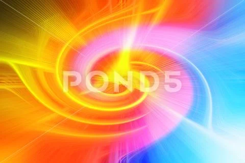 Modern Spiral Motion Background With White Circular Lines PSD Template