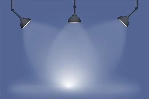 Modern spot light background Stock Illustration