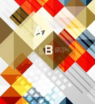 Modern square abstract background 스톡 일러스트
