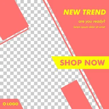 Modern Square Banner Template Vector Stock-Illustration