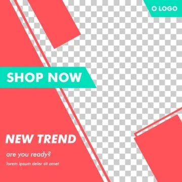 Modern Square Banner Template Vector Stock-Illustration