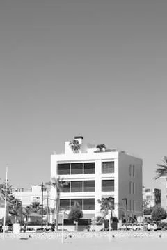 Modern square building Stock Photos