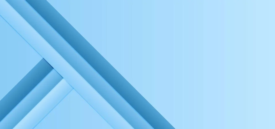 Modern square shape overlap layer blue color design with space for content Stock Illustration