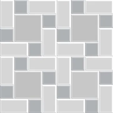 Modern square tile wall -11 Stock Illustration