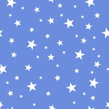 Modern star seamless color pattern. Vector design illustration 스톡 일러스트