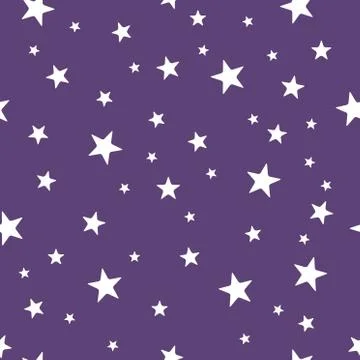 Modern star seamless color pattern. Vector design illustration Stock Illustration