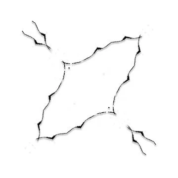 Modern Star Soft Shape Clean Abstract Rounded Shapes for Branding and Web D.. 스톡 일러스트