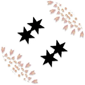Modern Star Soft Shape Clean Abstract Rounded Shapes for Branding and Web D.. 스톡 일러스트