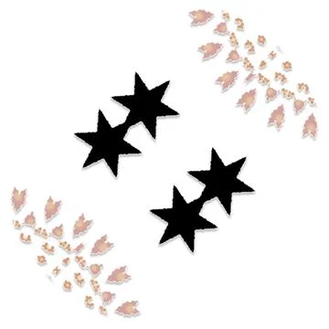 Modern Star Soft Shape Clean Abstract Rounded Shapes for Branding and Web D.. 스톡 일러스트