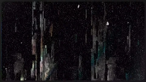Modern Static Glitch TV Animation for Engaging Intros Stock Footage 303134443