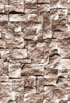 Modern stone cladding seamless texture creating a decorative wall Stock Photos