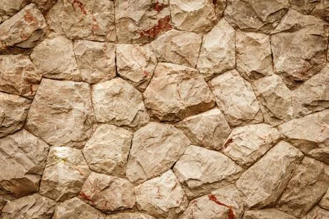 Modern Stone Wall Close-Up Stock Photos