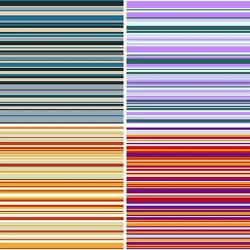 Modern striped vector background collection delivering vibrant color options, Stock Illustration