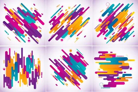 Modern stripes abstract background Stock Illustration