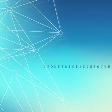 Modern Structure Molecule DNA. Atom. Molecule and communication background for Illustrazione stock