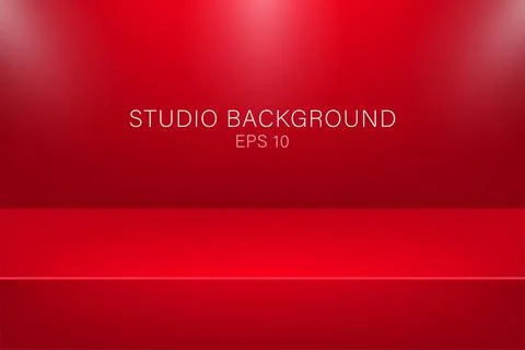 Modern studio background, great design for any purposes. Vector red abstract  Stock Illustration