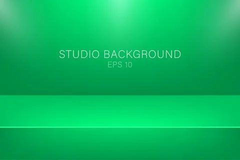 Modern studio background, great design for any purposes. Vector green abstrac 스톡 일러스트