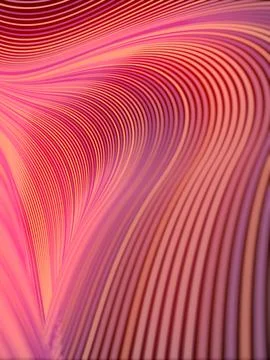 Modern style abstraction with composition made of various red colored lines Stock Illustration