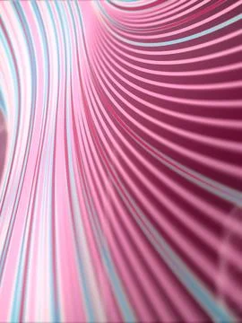 Modern style abstraction with composition of various pink colored lines Stock Illustration