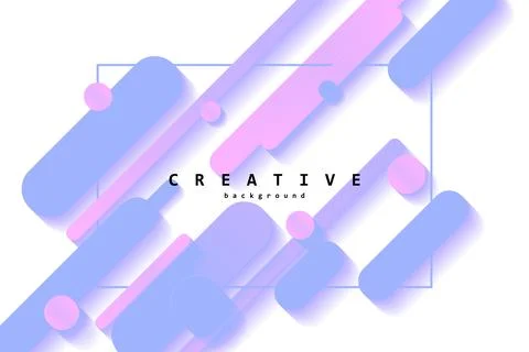 Modern style abstraction Stock Illustration