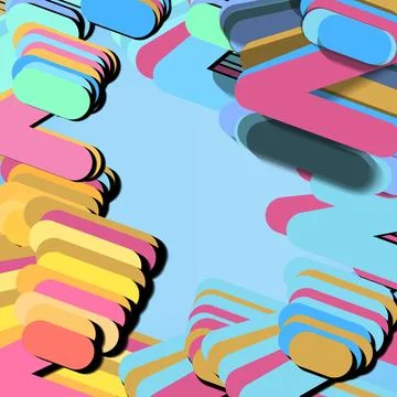 Modern style abstraction Stock Illustration