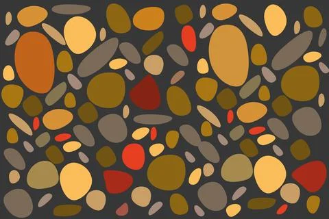 Modern style close up round stone background wallpaper vector illustration Stock-Illustration