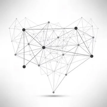 Modern Style Cloud Computing, Networks Structure, Telecommunications Concept Illustrazione stock