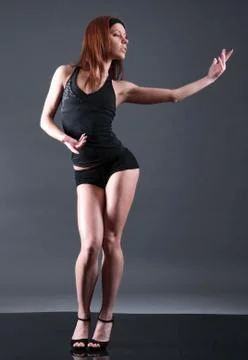 Modern style dancer. Stock Photos
