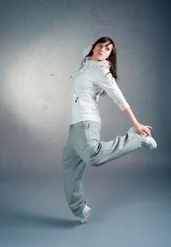 Modern style dancer posing Stock Photos