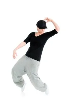 Modern style dancer posing Stock Photos