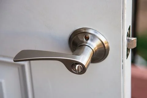 Modern style door handle door handle element Stock Photos