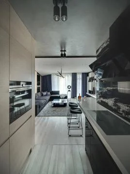 Modern style interior Stock-Fotos