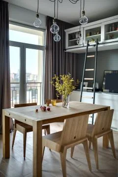 Modern style kitchen Stock-Fotos