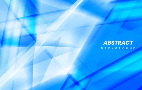 Modern style realistic creative custom shape with gradient blue color Illustrazione stock